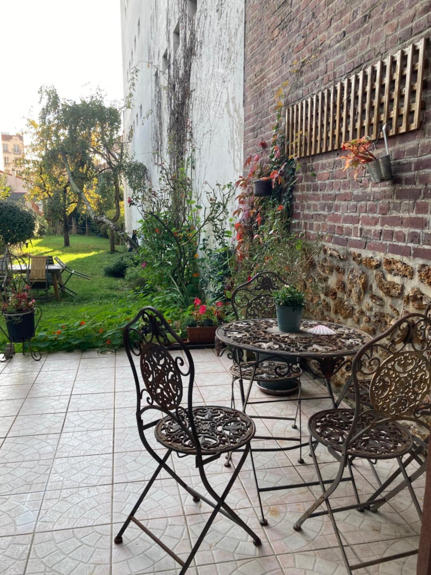 Studio Avec Terrasse Sur Jardin Fontenay-sous-Bois Exterior foto